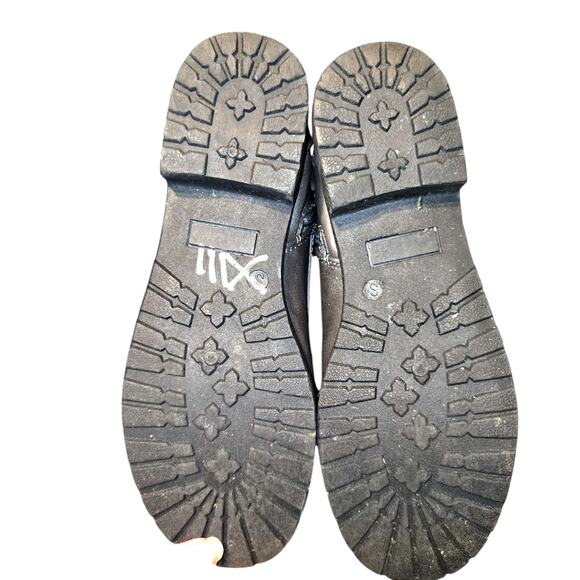 Rue21 etc! Small 6 7 Women's Brown Combat Ankle Boots Shoes - Picture 6 of 7